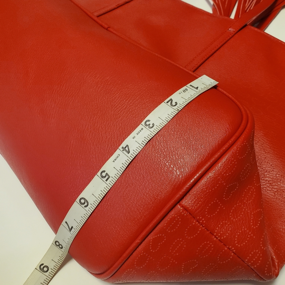 BEBE Red Purse - Picture 10 of 13